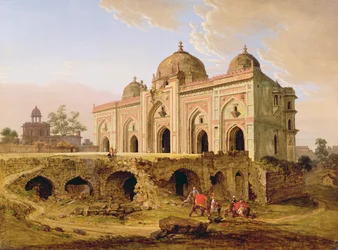 The Concern of the Priests Mosque, Barna Qila, Delhi, s.1823